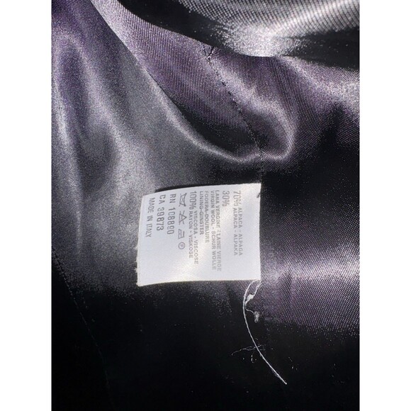 Kulson Italy Alpaca Fur Double-Breasted Coat SZ 40 / US 4 - Picture 4 of 4